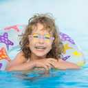 Kids Swim Goggles Age 2-6, Toddler Goggles No Hair Pull,Child Goggles Padded HeadBand