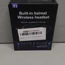 Motorcycle Helmet Bluetooth Headset Speakers with Good Sound,Loud,50 Hours Use, Large Button for Gloves, Fast and Stable Connection, Answer Automatically, Voice Assistant,IPX7 Waterproof, Easy Install