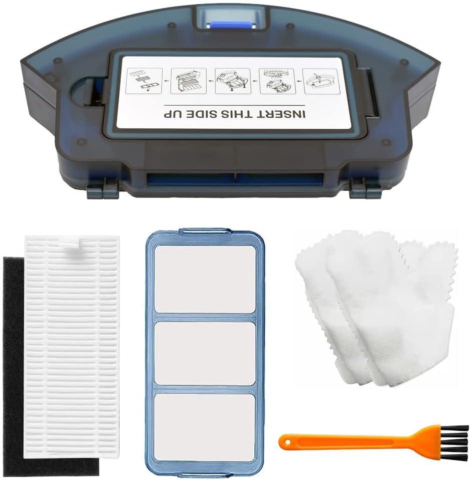 Vacuums Dust Collector Bin Replacements Compatible with eufy RoboVac 11S,for RoboVac 11S Plus, for Robovac 12 15C 15T, 25C, 30, 30C, 35C Robotic Dustbin Vacuum Cleaner Spare Parts