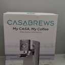 CASABREWS CM5418 Espresso Machine 20 Bar, Compact Espresso Maker with Steam Milk Frother, Stainless Steel Coffee Machine with 34oz Removable Water Tank for Cappuccino, Gift for Women or Men, Silver