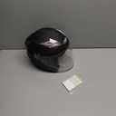 YEMA Open Face Motorcycle Helmets, DOT Approved 3/4 Moped Helmet Dual Visor Quick Release Buckle, Helmets for Adults Motorcycle Men Women Helmets for Moped Scooter Street (Medium, Matte Black)