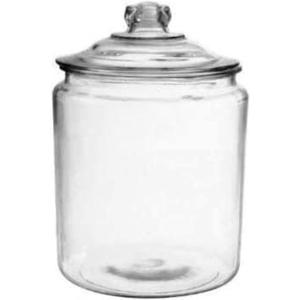 Anchor Hocking Heritage Hill Glass Cookie/Candy Jar (Glass 1/2 Gallon)