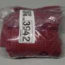 SUBRTEX Stretch Couch Arm Covers Set of 2, Checkered Sofa Arm Slipcovers, Anti-Slip Armrest Covers for Recliner and Armchairs, Pet Proof, High Stretchy, Hook & Loop Tape, Wine