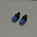 MEIRIYFA Speakon to 1/4 6.35mm Adapter Connector NL4FX 4-Pole SpeakON Male to 1/4 Inch TS Female Mono Plug Twist Lock Cable Adapter for NL4FC, NL4FX, NLT4X, NL2FC2 PCS