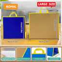Large Felt Flannel Board 22.8*19.7 In,Felt Story learning Board for Toddlers,Classroom,Preschool,Kiddie Corner, Interactive,Foldable,Stand,For Walls Felt Baord,Double-Sided Use,Gifts for Kids