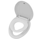 Garvee Toilet Seat, Elongated 19'' Potty Toddler Training Seat Toilet with Slow Close and Magnets for Adult and Child