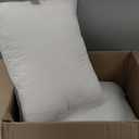 Amazon Basics Down Alternative Pillow for Side and Back Sleepers, Medium Density, Standard Size, 26" x 20", 2-Pack, White