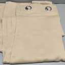 RYB HOME Wall Divider Curtain for Living Room, Noise Reduction Privacy Curtain with Anti-Rust Grommet Top Blackout Curtain for Bedroom/Kids Room, 7 ft Tall x 8.3 ft Wide, Cream Beige, 1 Pack