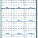 AT-A-GLANCE Dry Erase Calendar 2026-2027 Academic & Regular Year Wall Planner, 12-Month, 24" x 36", Double Sided, Vertical (PM210S28)