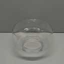 Viski Footed Glass Punch Bowl, Heavy Base Large Punch Bowl with Angled Design, Party Serveware for Cocktails & Functional Centerpiece, Clear, 2.5gal