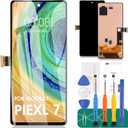 for Google Pixel 7 Screen Replacement for Google Pixel 7 LCD Digitizer Repair Kits for Google Pixel 7 GVU6C Display Touch Screen Assembly Replacement GQML3 Original