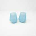 Wine2Go Diamond Silicone Wine Glasses 9oz Blue 