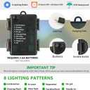 Tcamp Christmas Lights 33ft 100LED Outdoor Indoor Christmas String Lights with Remote Timer, USB or Battery Powered Waterproof 8 Modes Fairy Lights for Xmas Tree Wreath Party Decor (White)