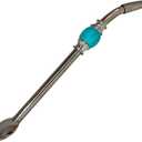 RECHERE Stainless Steel Yerba Mate Tea Bombilla Gourd Drinking Straw Filter Silver (Blue)