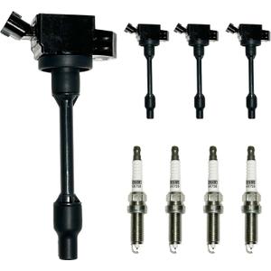 PLA04 Ignition Coils Pack with Spark Plugs for TOYOTA 2.5L CAMRY 2018-2024, RAV4 2019-2025, 2.0L COROLLA 2020-2025, LEXUS 2.5L ES250 2021-2025, NX250 2022-2025 etc, OE# 90919-02276, 90919-A2009, UF848