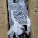 Steel Stair Step Riser 6-Step, Metal Stair Stringer with Reinforcing Support Legs, Heavy Duty Steel Stair Stringer for 50" Height Deck and Outdoor Steps (3 Pack)