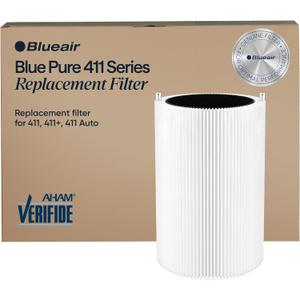 Blueair Blue Pure 411+ Genuine Replacement Filter, Particle and Activated Carbon