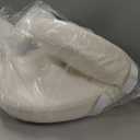 COMOMY Baby Changing Pad with Wipeable & Waterproof PU Cover, Contoured Diaper Changing Pad for Dresser with Non-Slip Safety Belt, Portable and Lightweight, Large Cushioned Foam, Beige