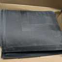 Front Door Mat Outside Entrance Drainage Doormat Black 31"x47"