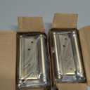 2 Pair of 5'' Stainless Steel Antique Bronze Brass Double Action Spring Door Hinge for Saloon Cafe Door Shop 4pack (4)