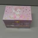 ProCase Children's Jewelry Box, Kids Jewelry Organizer with Unicorn for Little Girls, Jewelry Case Gift for Toddler Age 2 3 4 5 6 7 8 -Swan