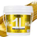 MEEDEN Metallic Gold Acrylic Paint: 1L /33.8 oz Heavy Body Gold Leaf Paints for Canvas Crafts Paintings, 33.8 Fl Oz