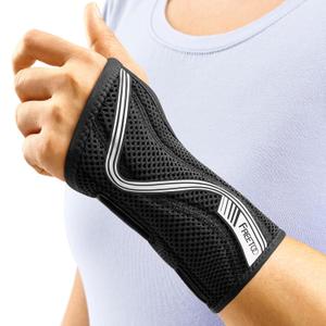 FREETOO Wrist Brace for Carpal Tunnel,[New Upgrade-Anatomically shaped] Adjustable Wrist Support Splint for Men and Women,Hand Brace for Pain Relief, Tendinitis,Arthritis,Left Hand,Medium