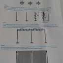 Adjustable Heavy Duty Portable Pipe and Drape Backdrop Kit 10FT x 20FT Double Crossbar Easy Set Up for Wedding & Party & Photography & Baby Show & Display (No Drape)，But Not for Flower Walls/TVs/Heavy Items