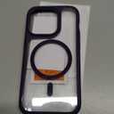 TAURI 2 in 1 Magnetic for iPhone 14 Pro Case, [Designed with Magsafe] with Screen Protector, Shockproof Case for iPhone 14 Pro, Purple