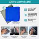 Variety Cleaning Cloth & Sponge Set  7 Items: 2 Swedish Dishcloths, 2 Compressed Cellulose Sponges, 2 Glass Cleaning Cloths, 1 Mesh Wire Scrubbing Cloth | Low-Waste, Plant-Based Essentials