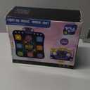 Dance Mat Toys for 3-12 Year Old Girls - Light Up 8 Buttons Dance Mat for Kid Age 4-8 Bluetooth Dance Pad - Kids Toy 8-12 Year Olds, Birthday for 3 4 5 6 7 8 9 10+ Year Old Boys Kids (Black)