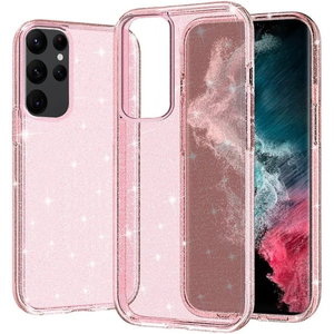 Samsung Galaxy S23 Ultra Case Clear,Heavy Duty Durable 3-Layer Crystal Transparent [Not Yellowing][Military Grade Drop Protection] Shockproof/DropProof Protective for S23 Ultra 6.9" 2025_3 (Hot Pink 3 in 1)