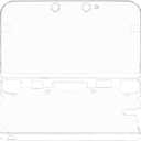 OSTENT Protective Clear Crystal Hard Guard Case Cover Skin Shell for Nintendo 3DS XL LL Color Clear White