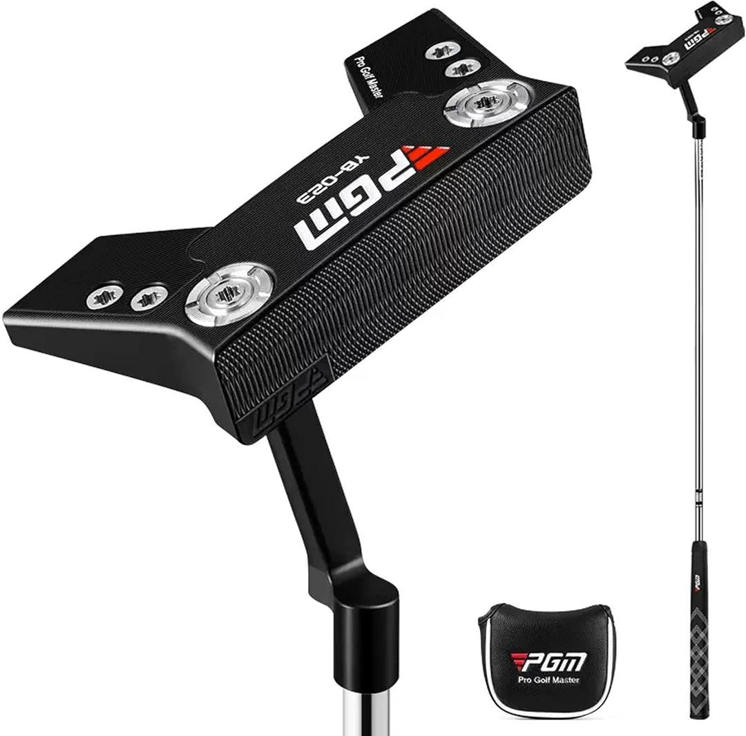 PGM Golf Putter Club with Aircraft-Grade Aluminum and CNC Craftsmanship for Ultra-Low Center of Gravity (Black)