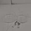 Sunnyray 2 Pcs Acrylic Cake Stands for Dessert Table Clear Fillable Cake Riser Cupcake Tier with LED Strings for Birthday Wedding Holiday Party Display(8'', 10'')