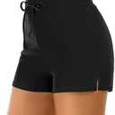 Tournesol Women's Swim Shorts High Waisted Bathing Suit Bottoms Swimsuit Tankini Boy Shorts with Liner, Size S