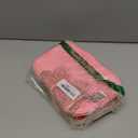 Chenille Letter Clear Makeup Bags Face Pouch, Preppy Patch Makeup Bag Zipper with Handle, Transparent PVC & Nylon Waterproof Glitter Cosmetic Handbag Travel Toiletry Storage for Women Girl(FACE-Pink)