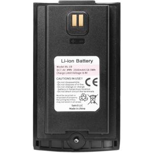 Radioddity RL-19 Original Battery, UHF VHF Dual Band Ham Radio Handheld Battery with Type-C Charging, Rechargeable, 2500mAh, 7.4V for GM-30 Plus, GC-5