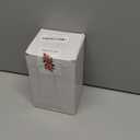 28 Fl oz/850 ml Glass Food Storage Jar, Premium Clear Glass Container Jar with Airtight Screw-on Wooden Lid, Kitchen Canisters for Coffee, Tea, Pasta, Cookies, Nuts, Spice, Candy, Overnight Oatmeal, Medium