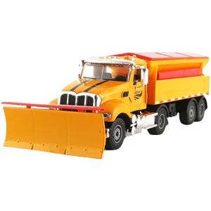 1/50 Scale Diecast Alloy Snow Plow Truck Model-Miniature Engineering Vehicle, Construction Truck Collection