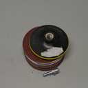 5 Inch Hook and Loop Backing Pad with 50PCS Sanding Discs, Angle Grinder Attachments with 5/8-11 Threads, Sanding Pad for Wood Buffing Polishing(80/120/240/320/600 Grit)