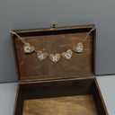 Geelin Wooden Wedding Card Box With Letter Flag Decorative Wedding Box Suitable For Baby Showers Birthday Party Graduation Ceremonies Bridal Showers 11.4 x 7.5 x 4.7 Inch(Retro Color)