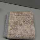 Area Rug Living Room Rugs - 2x6 Washable Large Soft Indoor Neutral Modern Abstract Low Pile Rug Carpet for Bedroom Dining Room Farmhouse Home Office - Brown