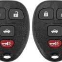 X AUTOHAUX 2pcs 315MHz OUC60270 Replacement Keyless Entry Remote Car Key Fob for Chevy Impala 2006-2016 for Monte Carlo 06-08 for Buick Lucerne 06-11 4 Buttons 15912859
