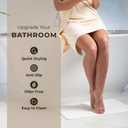 TOSORO - Stone Bath Mat Diatomaceous Earth Shower Mat Non-Slip Super Absorbent Diatomite Stone Bath Mats for Bathroom Floor Quick Drying Natural Easy to Clean (23.5 x 15) - Sandstone, Pack of 1