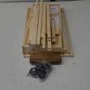 WHITMOR 3-Tier Slat Wood Cart (12.6x21.75x32.5 Inch)