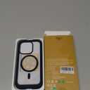 Miracase Magnetic for iPhone 15 Pro Case [Compatible with MagSafe] Full-Body Phone case with Built-in Glass Screen Protector& Camera Protector, Military Drop Proof 15 Pro Cover 6.1 inch, Storm Blue