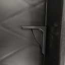 VEVOR Utility Cart, 3-Tier Plastic Service Cart with 550LBS Capacity, 360 Swivel Casters (Including 2 Locking Wheels), Medium Lipped Shelves, Ergonomic Handle, for Garage, Warehouse, Cleaning Tasks