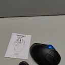 TECKNET Pro Wireless Trackball Mouse, Bluetooth Mouse with Ergonomic Thumb Control, USB-C Rechargeable, RGB Light Mice with Adjustable DPI, 3-Device Connectivity (BT or 2.4G),for PC/Mac/Laptop - Black