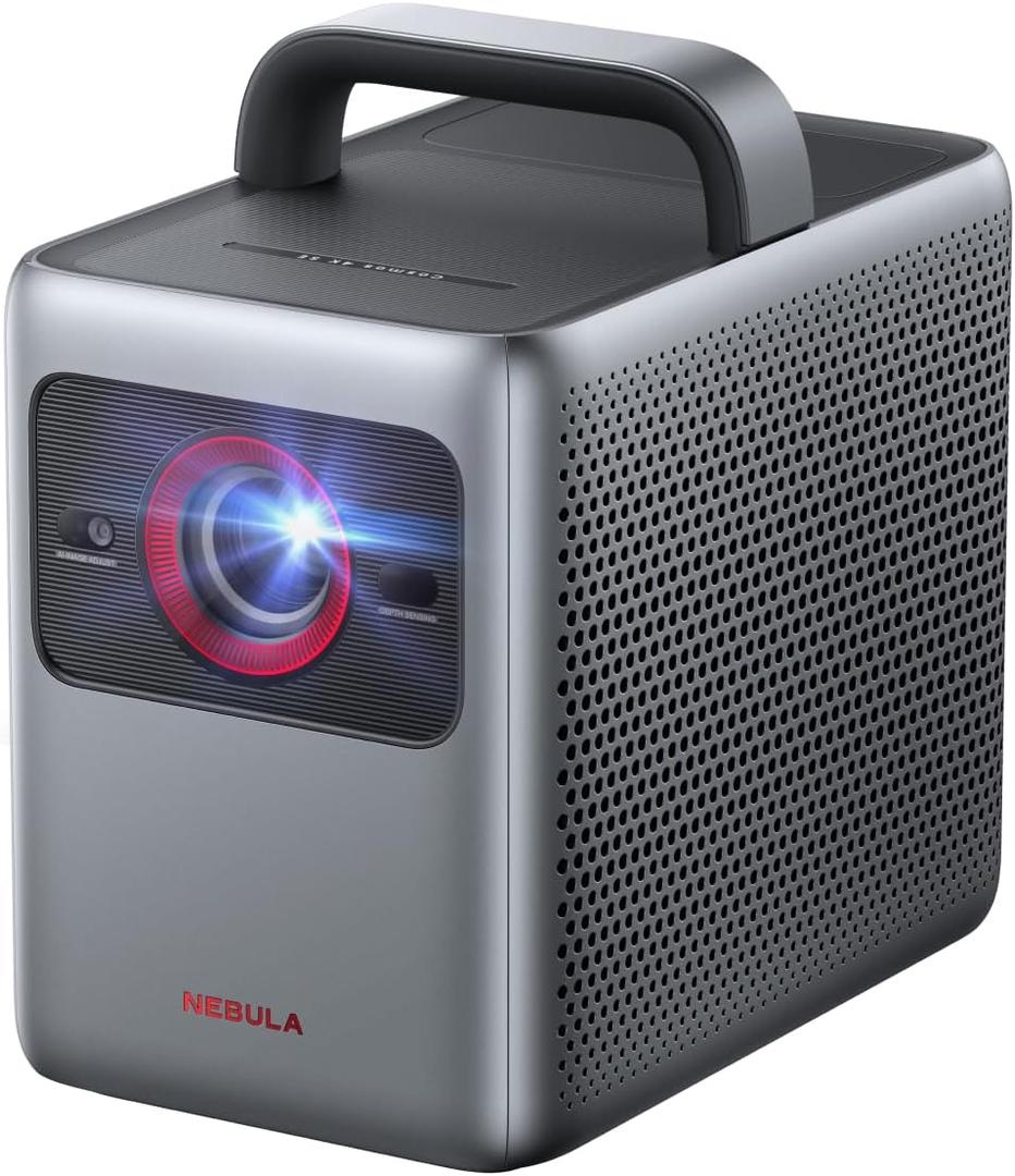 NEBULA Cosmos 4K SE Smart Projector, High-Brightness with Dolby Vision, 200" Screen, 1800 ANSI Lumens, HybridBeam, Enhanced Image Quality, GTV, Portable, for Gaming, Home, and Office Use 